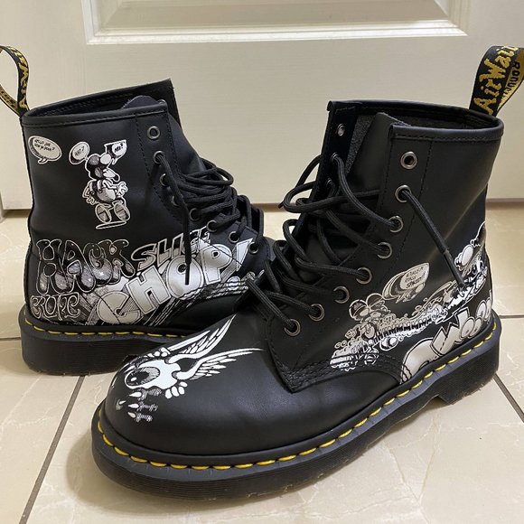 Doc Martens x Rick Griffin 1460 Boots - Picture 1 of 1